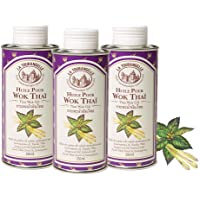 Los mejores  - La Tourangelle Aceite de Wok Tailandés- Sabor Menta y Cítricos - 3 Botellas de 250 ml- Total: 450 ml